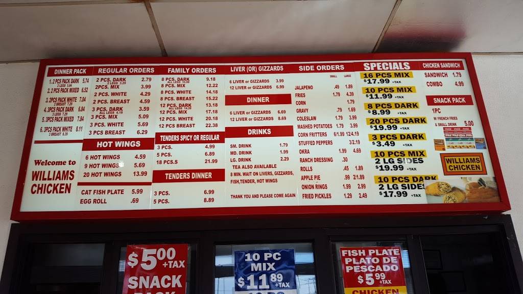 Williams Fried Chicken | restaurant | 3280 Fort Worth Ave, Dallas, TX 75211, USA | 2143309991 OR +1 214-330-9991
