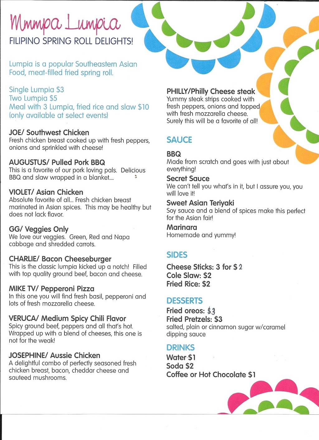 Mmmpa Lumpia | restaurant | 4505 SE 13th St, Ocala, FL 34471, USA | 3528165790 OR +1 352-816-5790