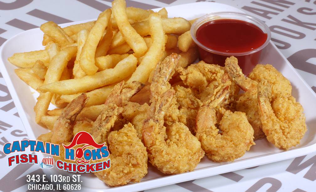 Captain Hooks Fish & Chicken on 103rd | restaurant | 343 E 103rd St, Chicago, IL 60628, USA | 7732316363 OR +1 773-231-6363