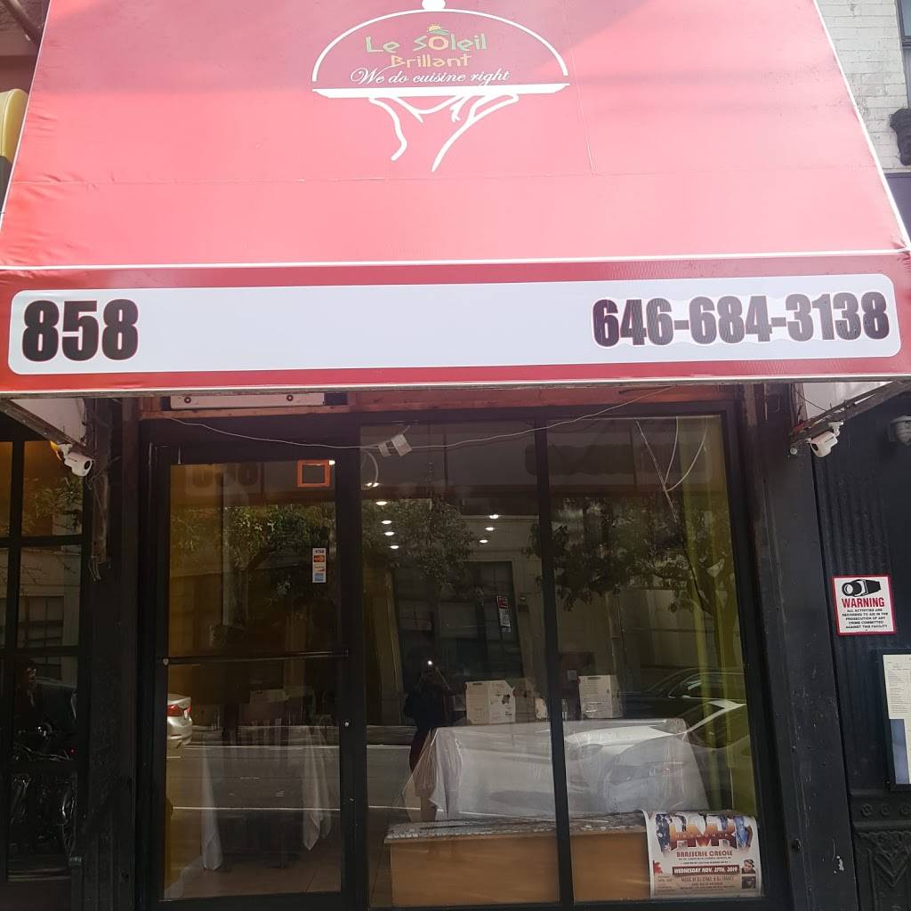 Le Soleil | restaurant | 858 10th Ave, New York, NY 10019, USA | 6466843138 OR +1 646-684-3138
