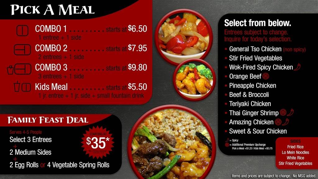 Wongs Wok | restaurant | 2200 Tanger Blvd #320, Washington, PA 15301, USA | 7242255775 OR +1 724-225-5775