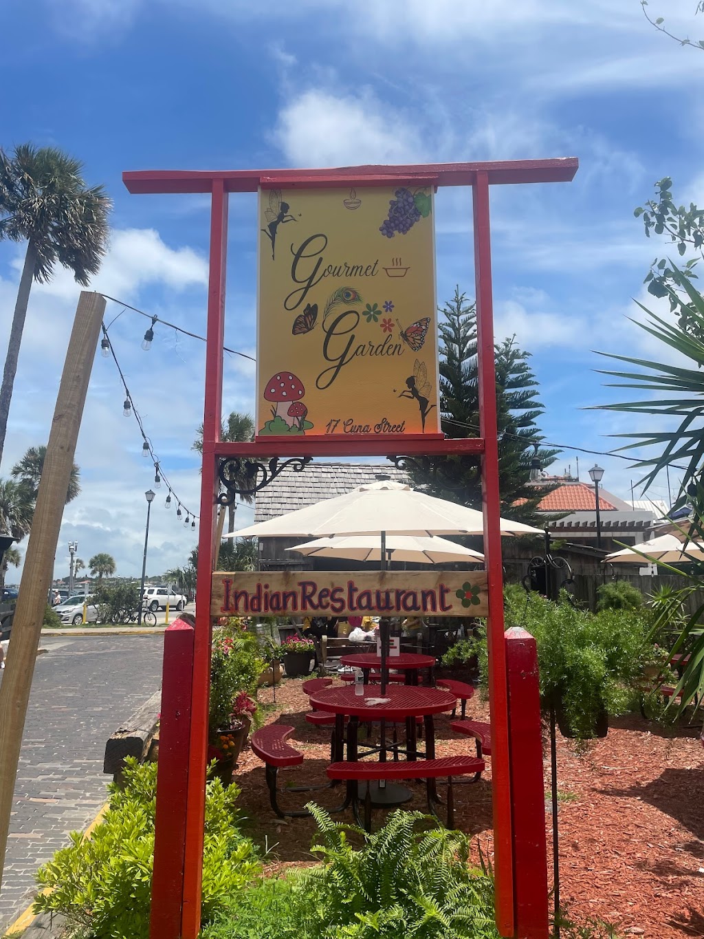 Gourmet Garden Indian Restaurant | restaurant | 17 Cuna St, St. Augustine, FL 32084, USA | 9043044098 OR +1 904-304-4098