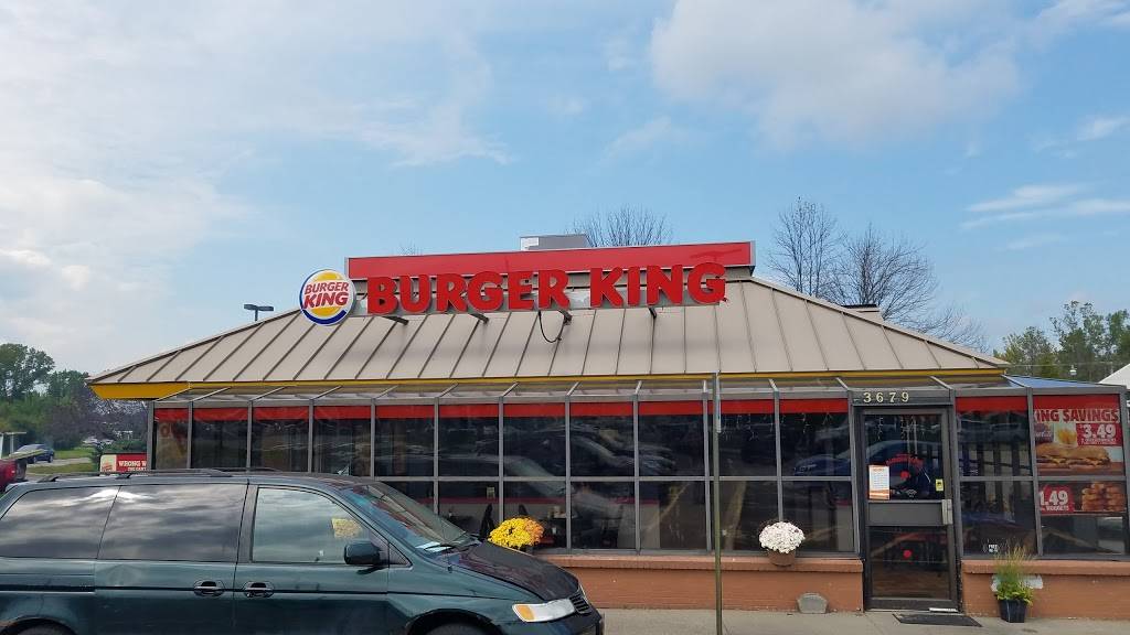 Burger King | restaurant | 3679 W Henrietta Rd, Rochester, NY 14623, USA | 5853591870 OR +1 585-359-1870