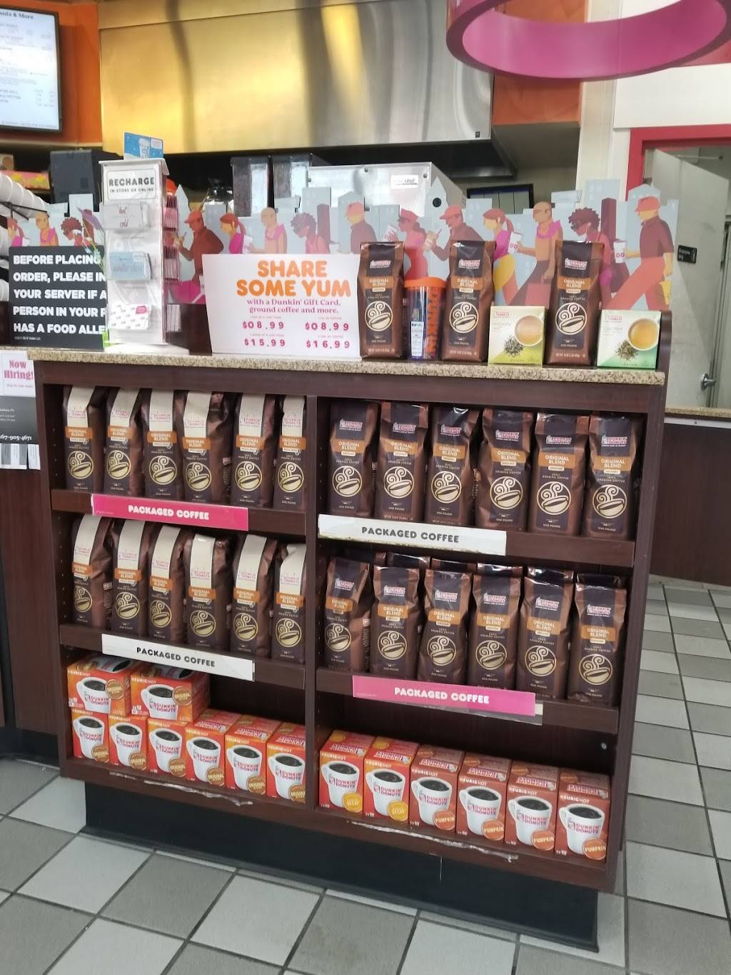 Dunkin | cafe | 598 N York Rd, Hatboro, PA 19040, USA | 2156753200 OR +1 215-675-3200