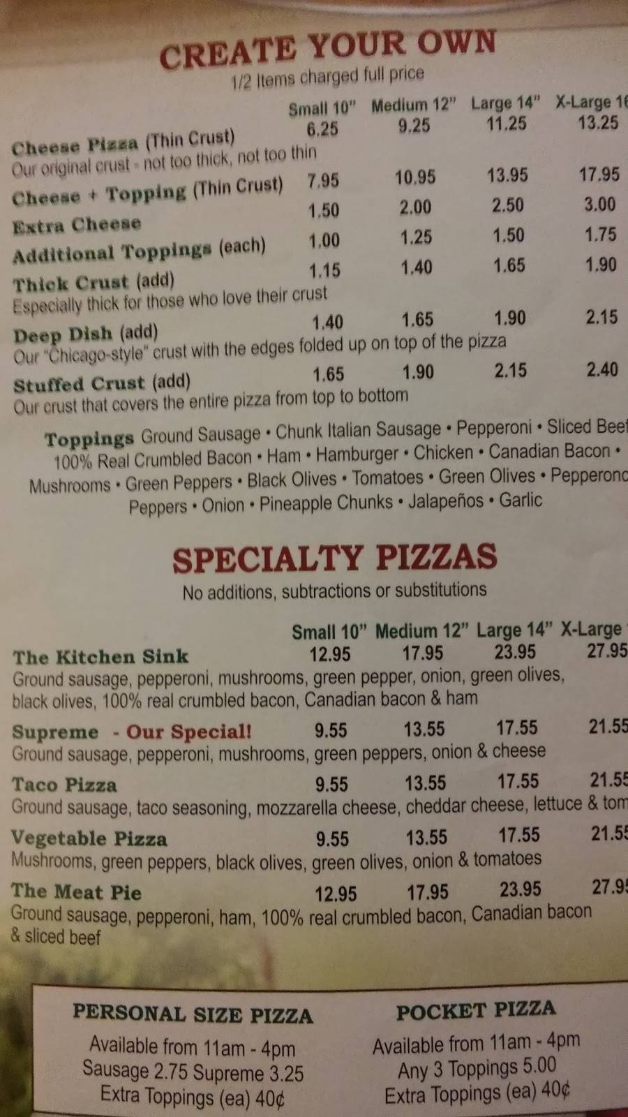 JJs Pizza Shack | restaurant | 1454 Lincolnway, Valparaiso, IN 46385, USA | 2194761616 OR +1 219-476-1616