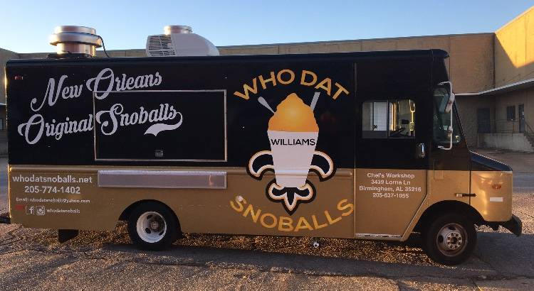 Who Dat Snoballs | restaurant | 4809 McAdory School Rd, Bessemer, AL 35022, USA | 2057741402 OR +1 205-774-1402