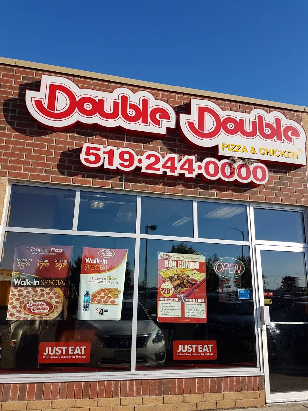 Double Double Pizza & Chicken 95 saginaw pkwy cambridge | restaurant | 95 Saginaw Pkwy, Cambridge, ON N1T 1W2, Canada | 5192676622 OR +1 519-267-6622