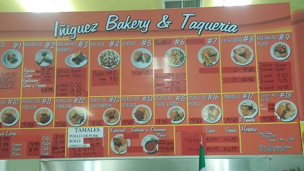 Iñiguez Bakery | restaurant | 740 W I St, Los Banos, CA 93635, USA | 2098260111 OR +1 209-826-0111
