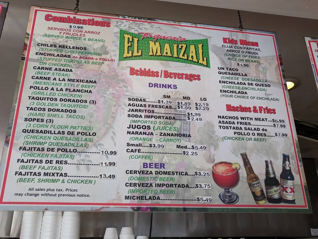 El Maizal Mexican Food | restaurant | 1611 Royal Ave, Simi Valley, CA 93065, USA | 8059550844 OR +1 805-955-0844