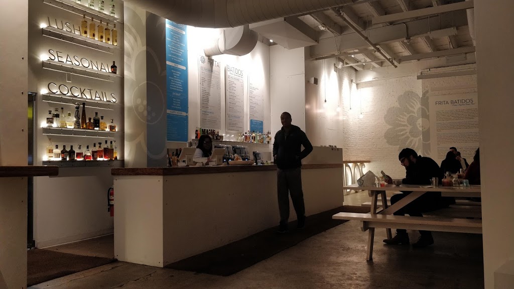 Frita Batidos Detroit | restaurant | 66 W Columbia St, Detroit, MI 48201, USA | 3137254100 OR +1 313-725-4100