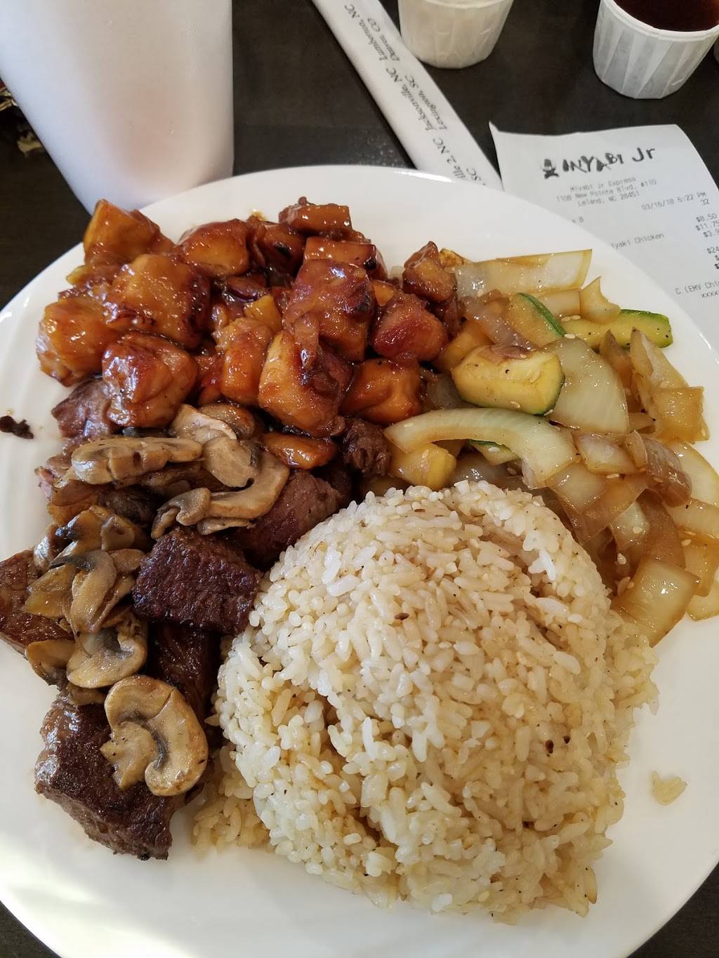 Miyabi Jr Express | restaurant | 1108 New Pointe Blvd #110, Leland, NC 28451, USA | 9107692358 OR +1 910-769-2358