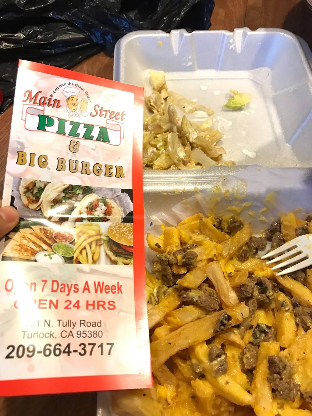 BIG BURGER & MAIN STREET PIZZA | restaurant | 101 N Tully Rd, Turlock, CA 95380, USA | 2096643712 OR +1 209-664-3712