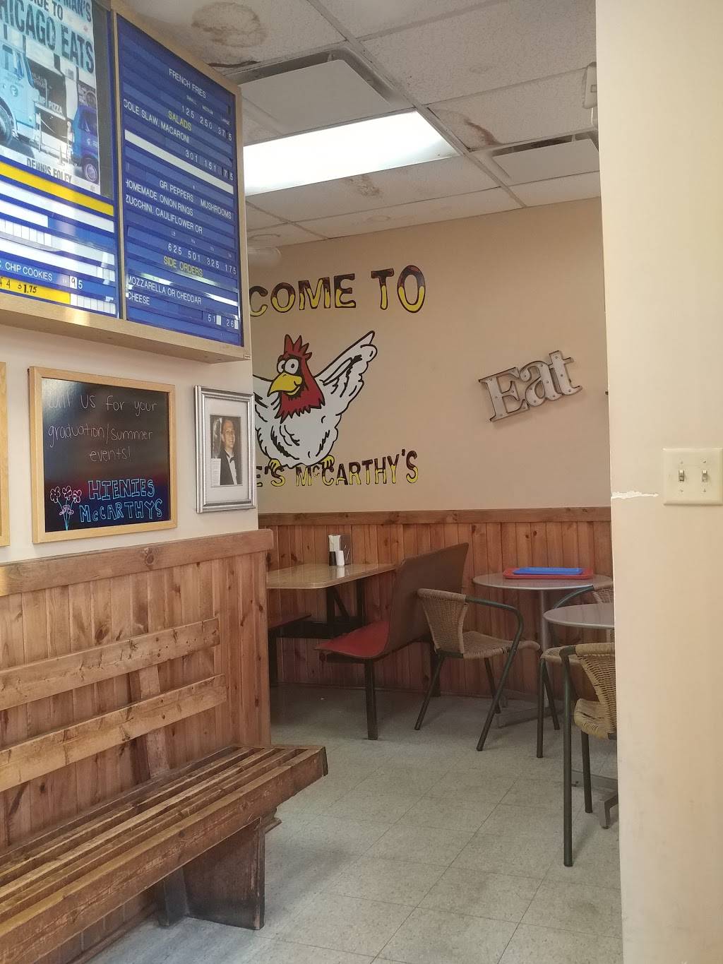 Hienies McCarthys | restaurant | 9869 W 143rd St, Orland Park, IL 60462, USA | 7083490390 OR +1 708-349-0390