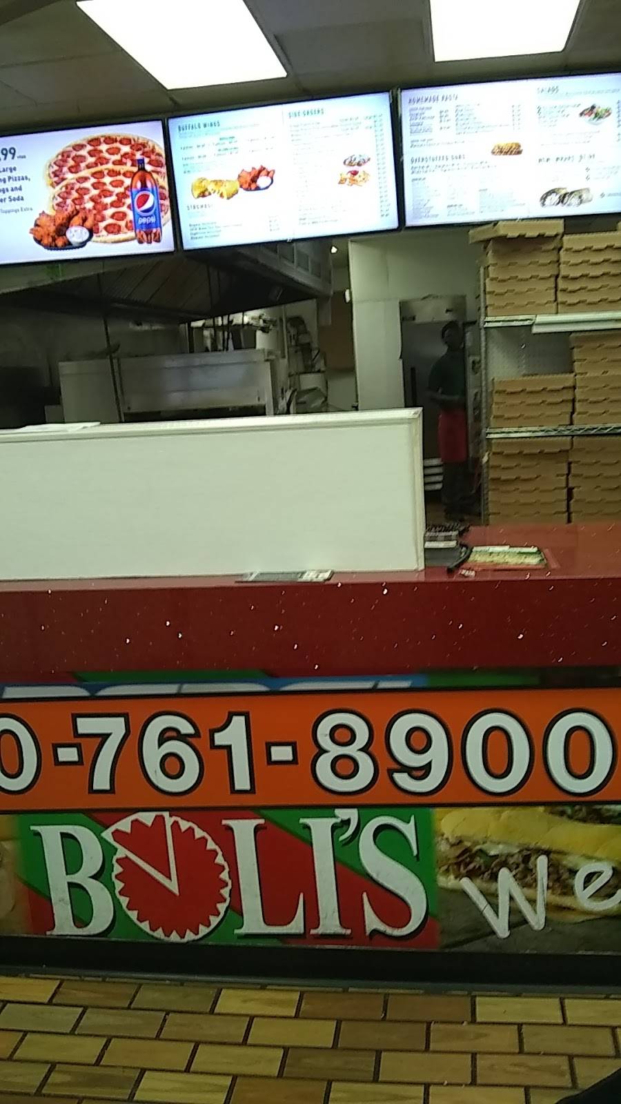 Pizza Bolis | meal delivery | 300 Crain Hwy N, Glen Burnie, MD 21061, USA | 4107618900 OR +1 410-761-8900