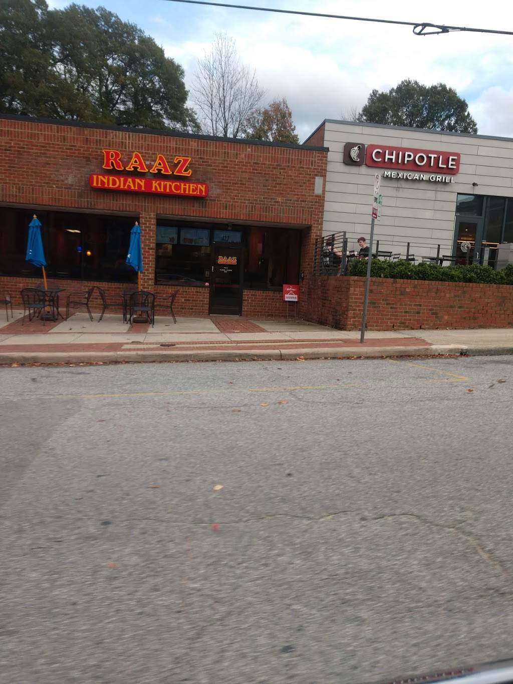 taaz Indian Kitchen | restaurant | 427 Tate St, Greensboro, NC 27403, USA | 3367630102 OR +1 336-763-0102