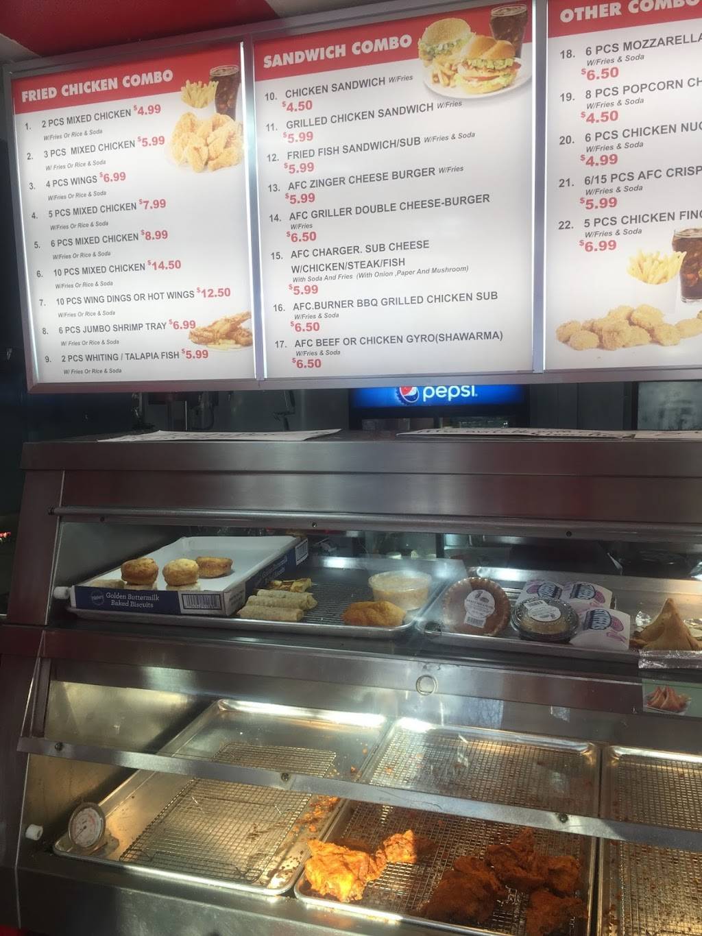 Arizona fried chicken AFC | restaurant | 880 Main St, Brockton, MA 02301, USA | 7742235118 OR +1 774-223-5118