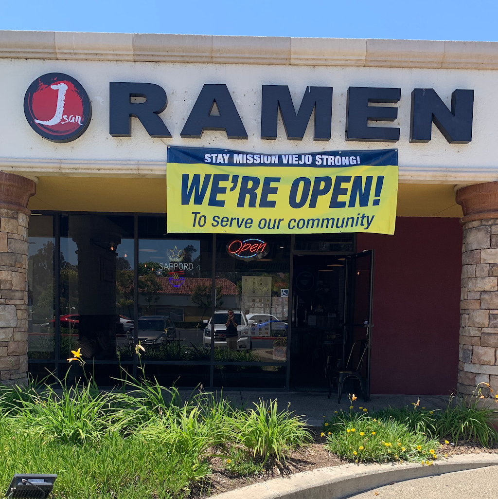 J San Ramen | restaurant | 28201 Marguerite Pkwy #11, Mission Viejo, CA 92692, USA | 9495032532 OR +1 949-503-2532