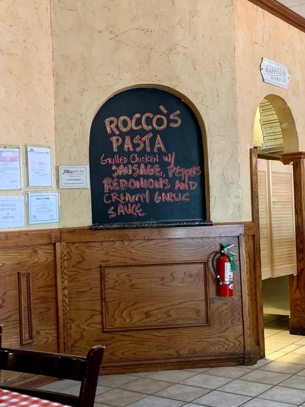 Rocco’s Italian Cafe | restaurant | 908 Audelia Rd, Richardson, TX 75081, USA | 4698868209 OR +1 469-886-8209