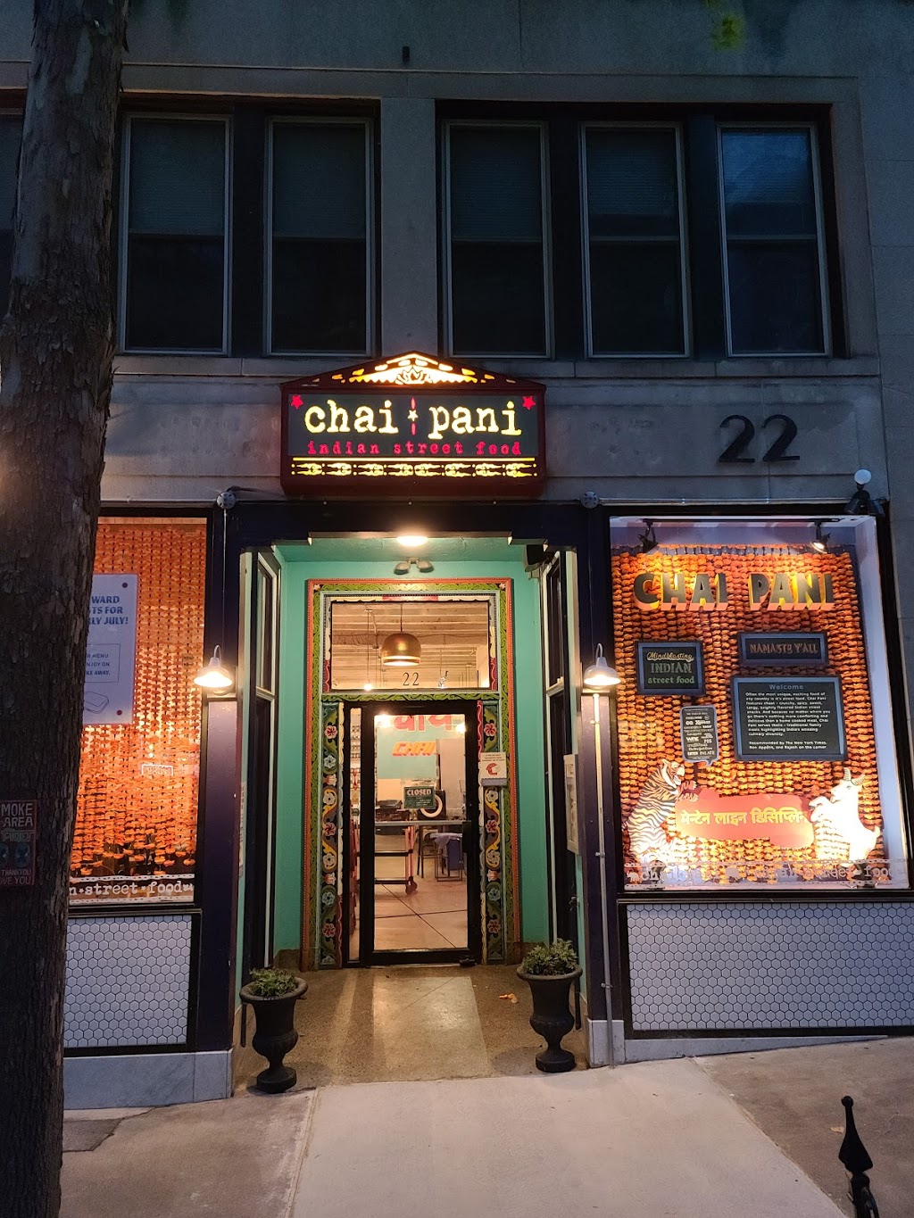 Chai Pani Asheville | restaurant | 22 Battery Park Ave, Asheville, NC 28801, USA | 8282544003 OR +1 828-254-4003