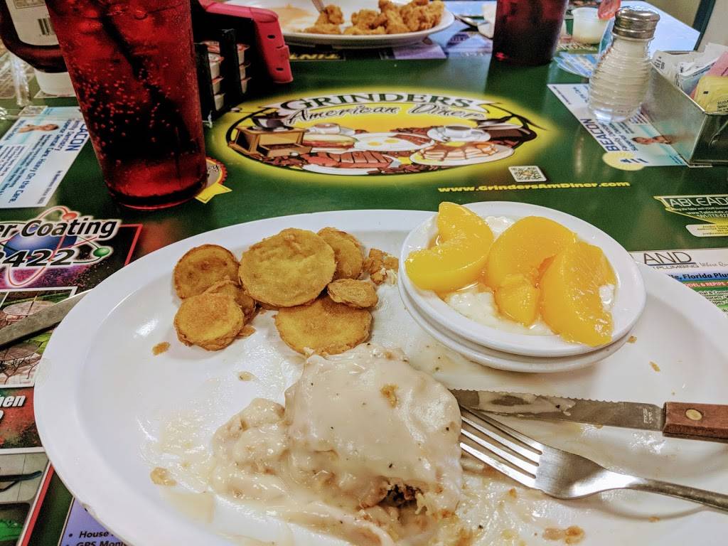 Grinders American Diner | cafe | 10230 Atlantic Blvd #8-9, Jacksonville, FL 32225, USA | 9047252712 OR +1 904-725-2712