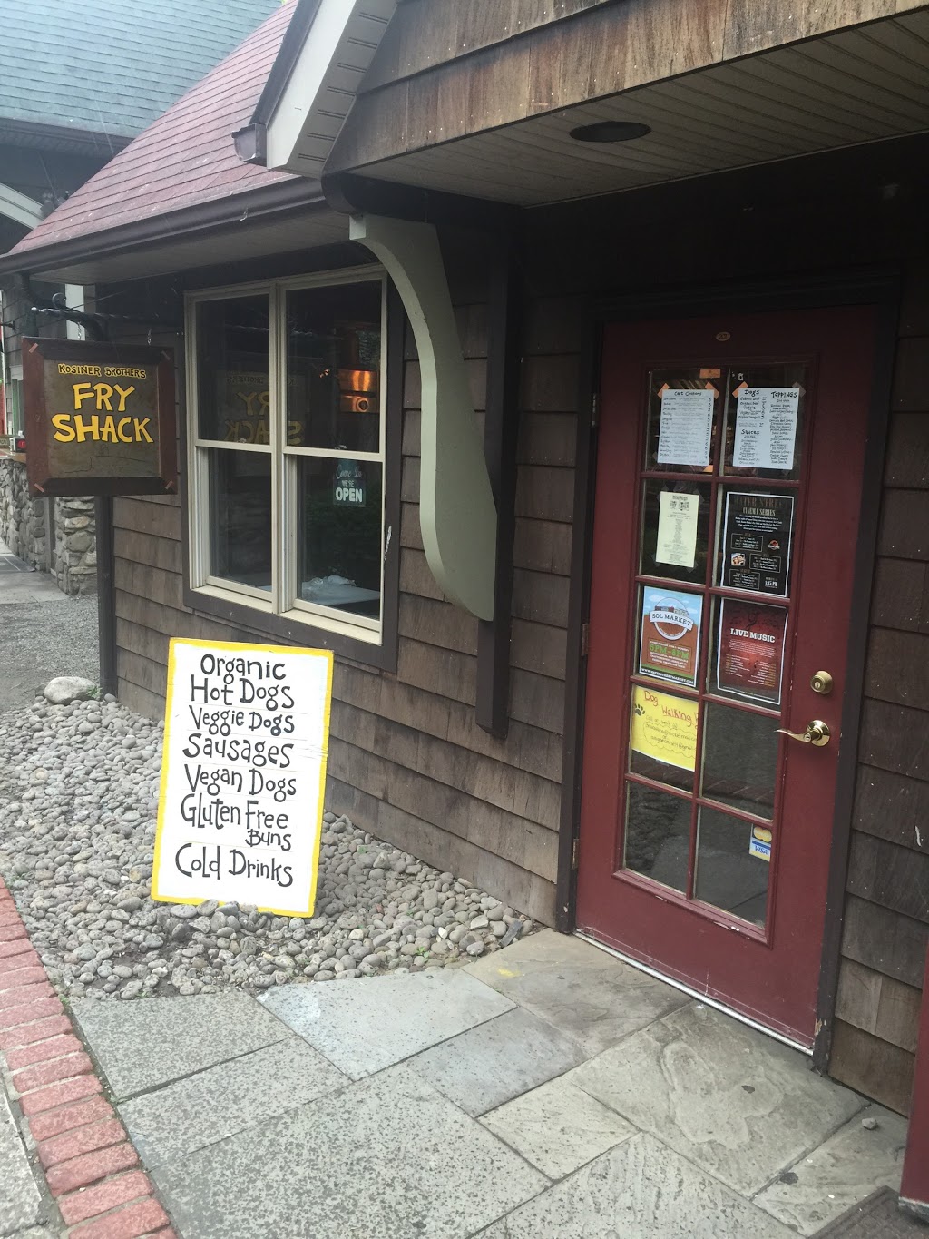 Kosiner Brothers Fry Shack | restaurant | 10 Main St #201, New Paltz, NY 12561, USA | 8454192348 OR +1 845-419-2348