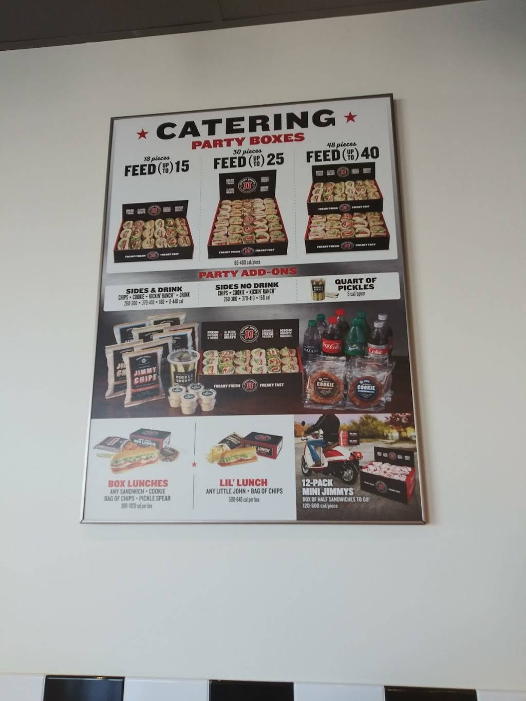 Jimmy Johns | meal delivery | 16860 Sheridan Pkwy Suite 124, Broomfield, CO 80023, USA | 7206172799 OR +1 720-617-2799