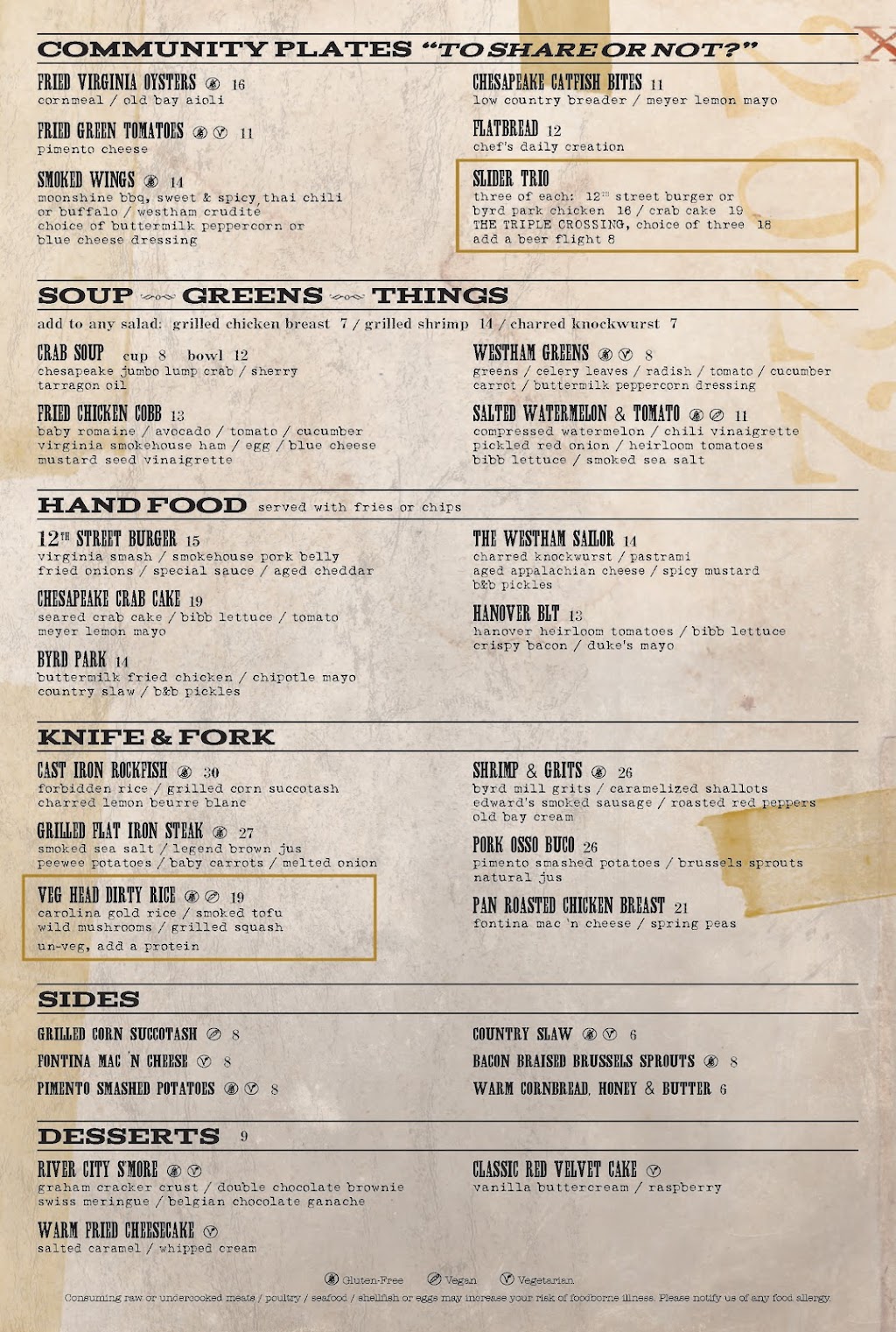 Westham Tavern | restaurant | 100 S 12th St, Richmond, VA 23219, USA | 8043447212 OR +1 804-344-7212