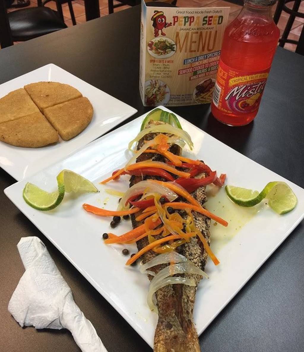 Peppa Seed -Jamaican Restaurant | restaurant | 7776 NW 44th St, Sunrise, FL 33351, USA | 7542008925 OR +1 754-200-8925