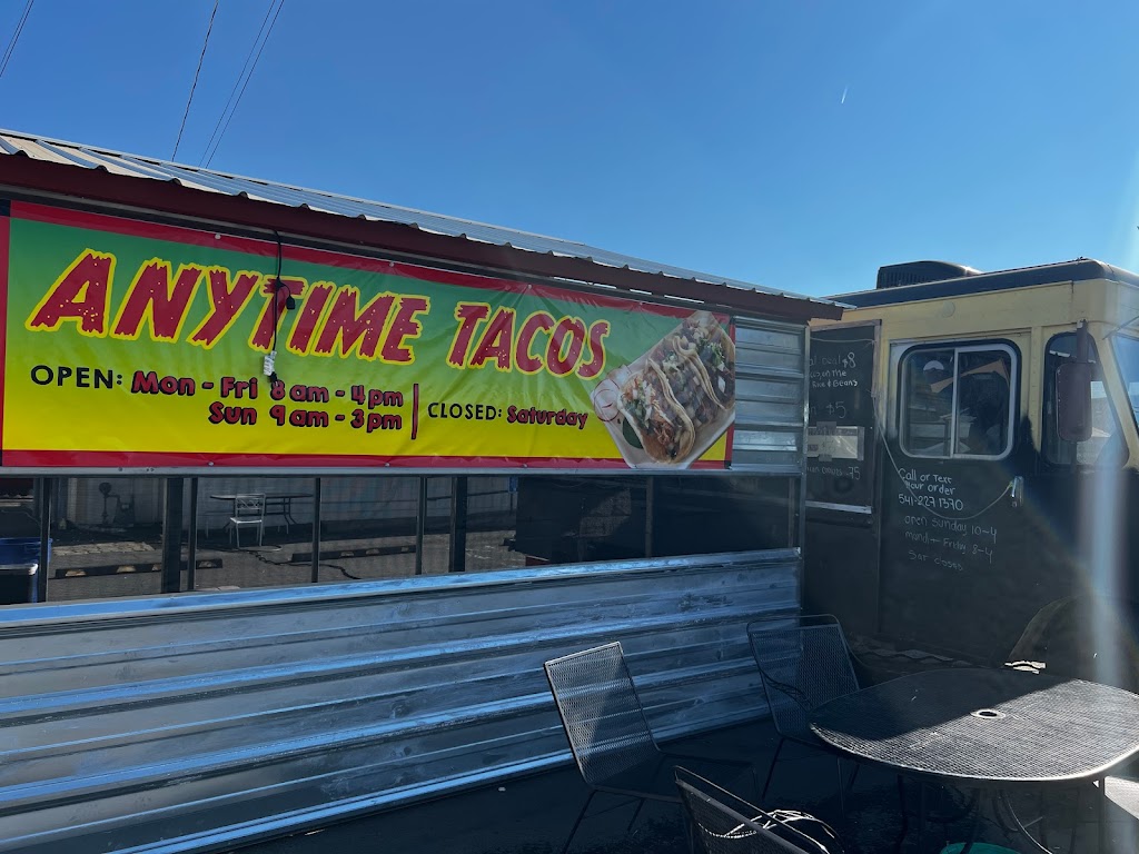 Anytime Tacos | restaurant | 8340 Crater Lake Hwy, White City, OR 97503, USA | 5412271370 OR +1 541-227-1370