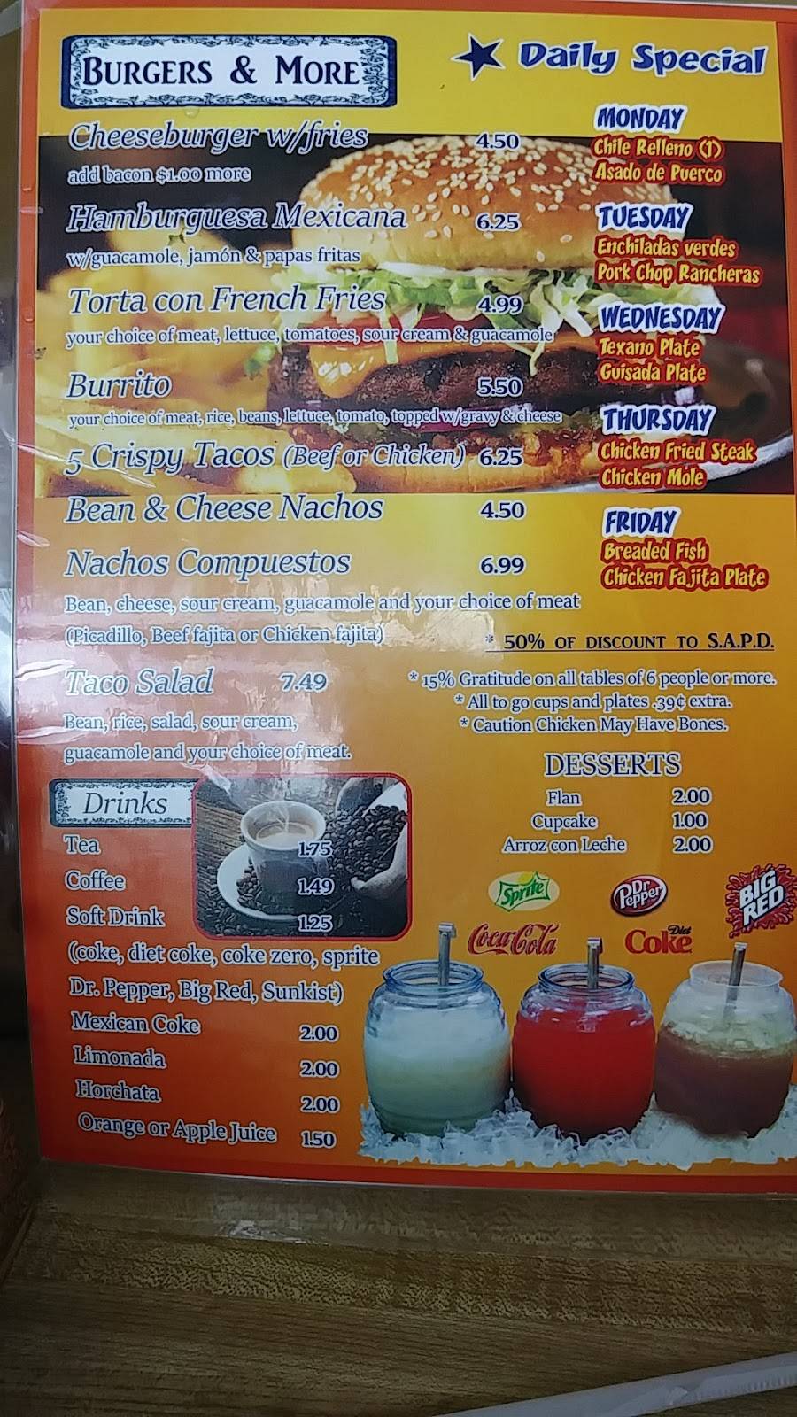 Jesucitas Cafe | restaurant | 809 Commercial Ave, San Antonio, TX 78211, USA | 2103364286 OR +1 210-336-4286