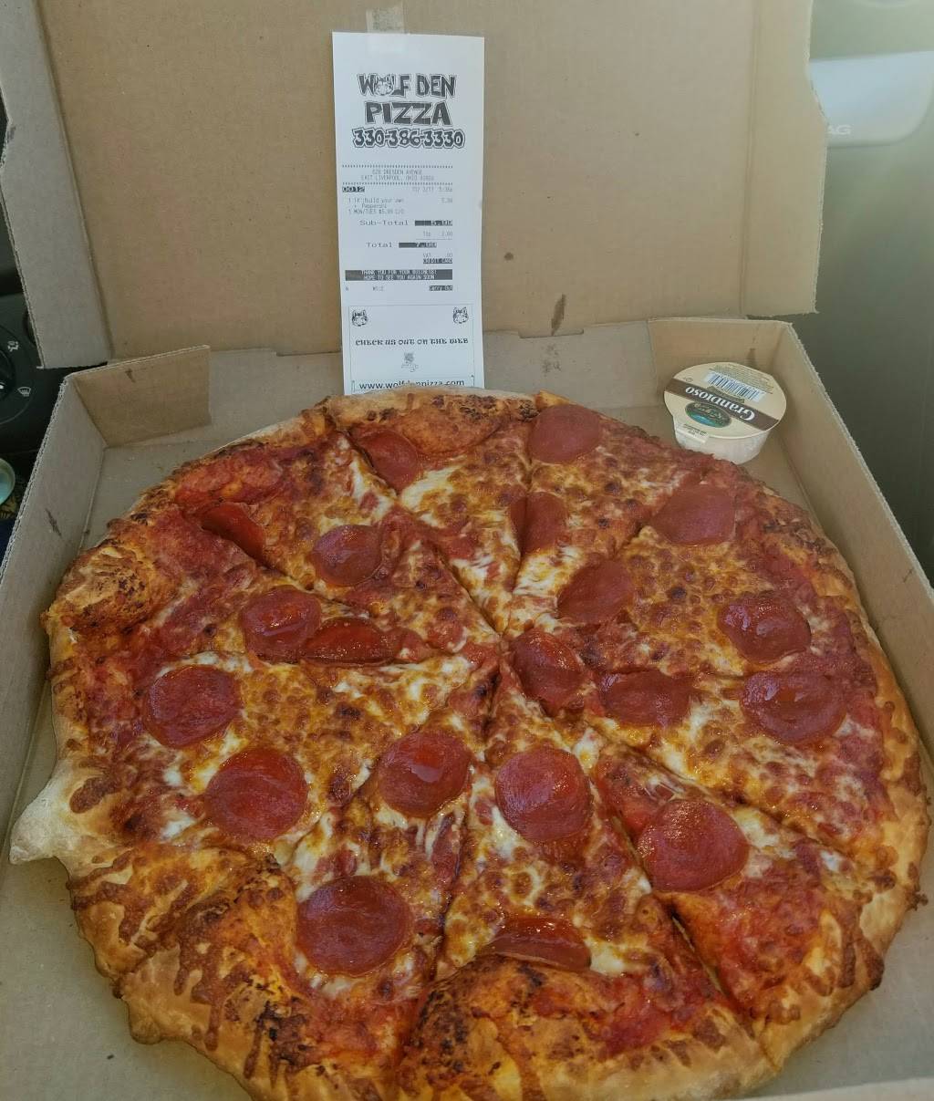 Wolf Den Pizza | restaurant | 628 Dresden Ave, East Liverpool, OH 43920, USA | 3303863330 OR +1 330-386-3330