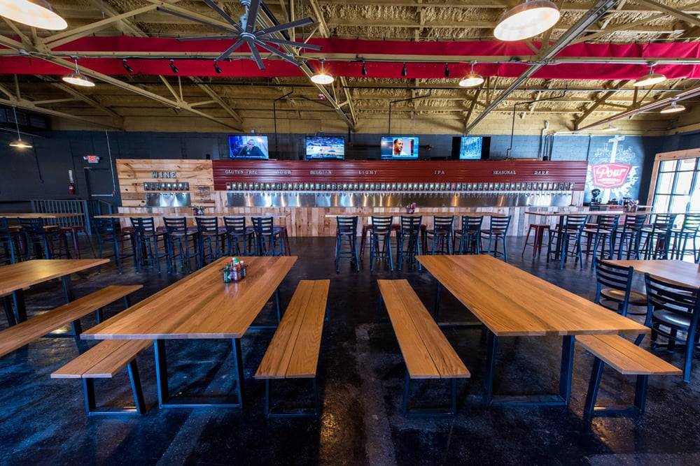 Pour Taproom: Greenville | restaurant | 7 Falls Park Dr, Greenville, SC 29601, USA | 8644127400 OR +1 864-412-7400