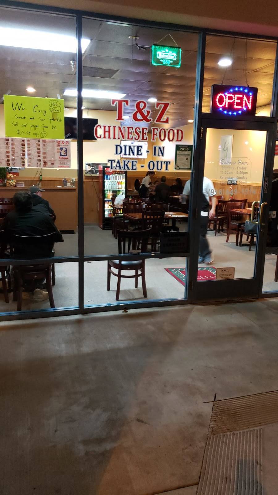 T&Z Chinese Restaurant | restaurant | 2550 W El Camino Ave #8, Sacramento, CA 95833, USA | 9166491514 OR +1 916-649-1514