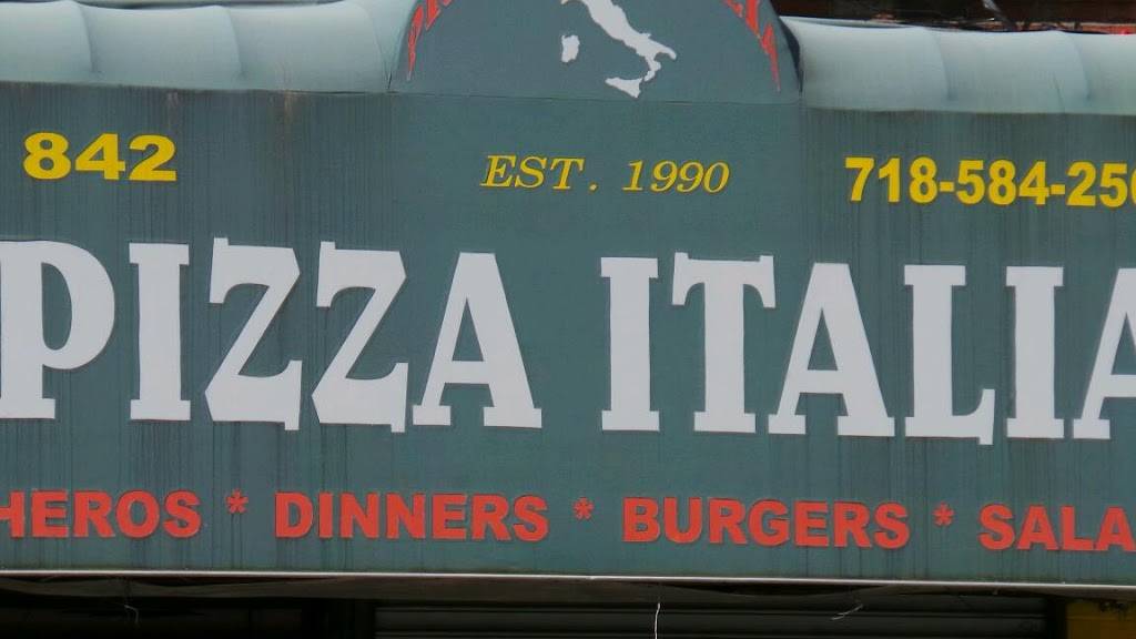 Pizza Italia | restaurant | 842 E 180th St, Bronx, NY 10460, USA | 7185842500 OR +1 718-584-2500