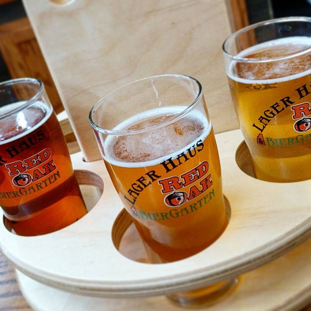 Red Oak Lager Haus & Biergarten | restaurant | 6905 Konica Dr, Whitsett, NC 27377, USA | 3364472005 OR +1 336-447-2005