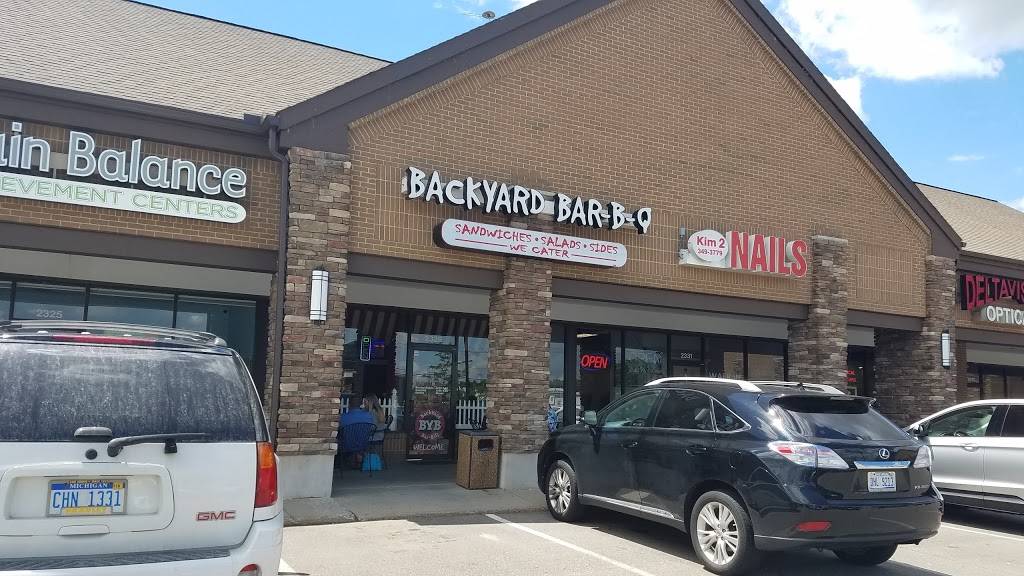 Backyard Bar BQ | restaurant | 2329 Jolly Rd, Okemos, MI 48864, USA | 5173818290 OR +1 517-381-8290