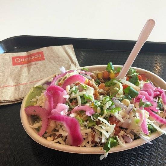 Quesada Burritos & Tacos | restaurant | 60 Resolution Dr Unit 2, Brampton, ON L6W 0A7, Canada | 9054600411 OR +1 905-460-0411