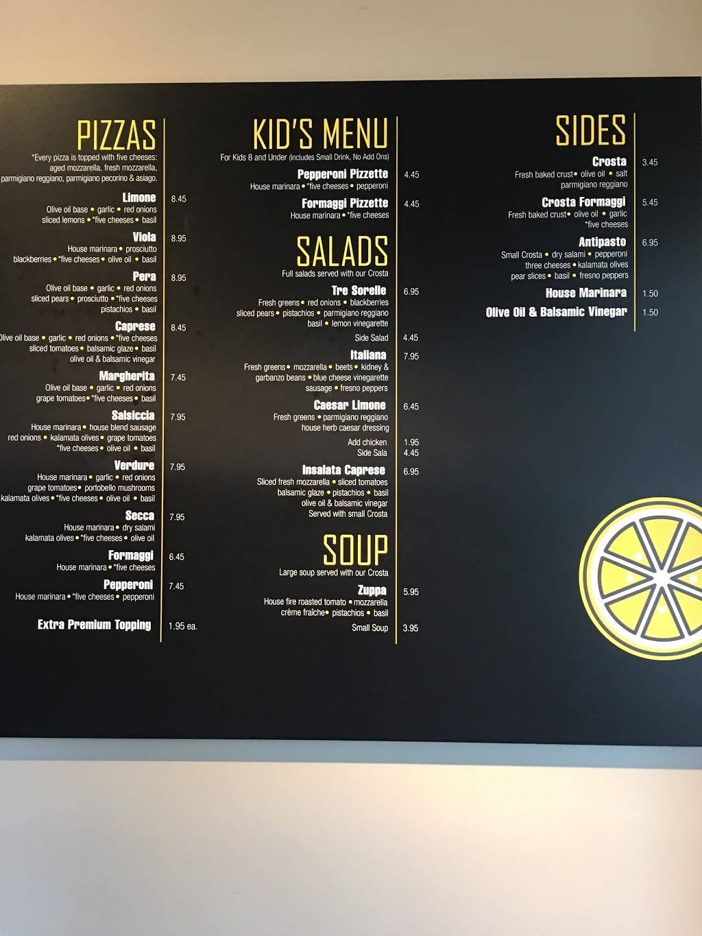 Pizzeria Limone | restaurant | 613 E 400 S, Salt Lake City, UT 84102, USA | 8019530200 OR +1 801-953-0200