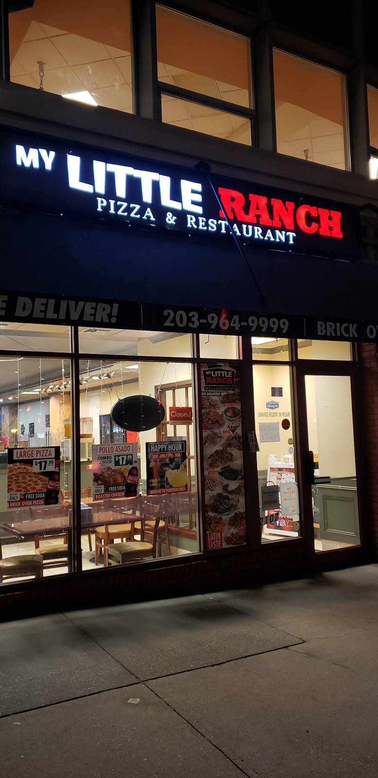 My little ranch pizza & restaurant | restaurant | 2107 Summer St, Stamford, CT 06905, USA | 2039649999 OR +1 203-964-9999