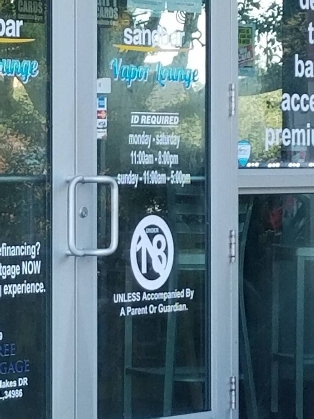 Sandbar Vapor | restaurant | 5445 20th St #108, Vero Beach, FL 32966, USA | 7722178960 OR +1 772-217-8960