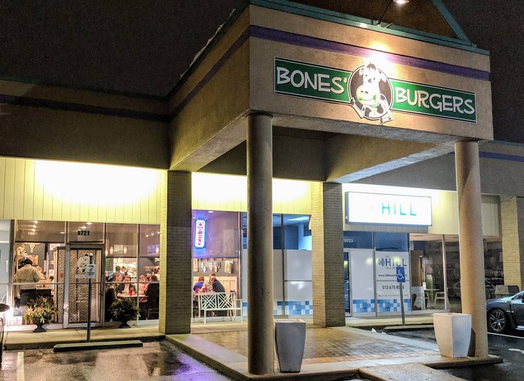 Bones Burgers | restaurant | 9721 Montgomery Rd, Montgomery, OH 45242, USA | 5134072939 OR +1 513-407-2939