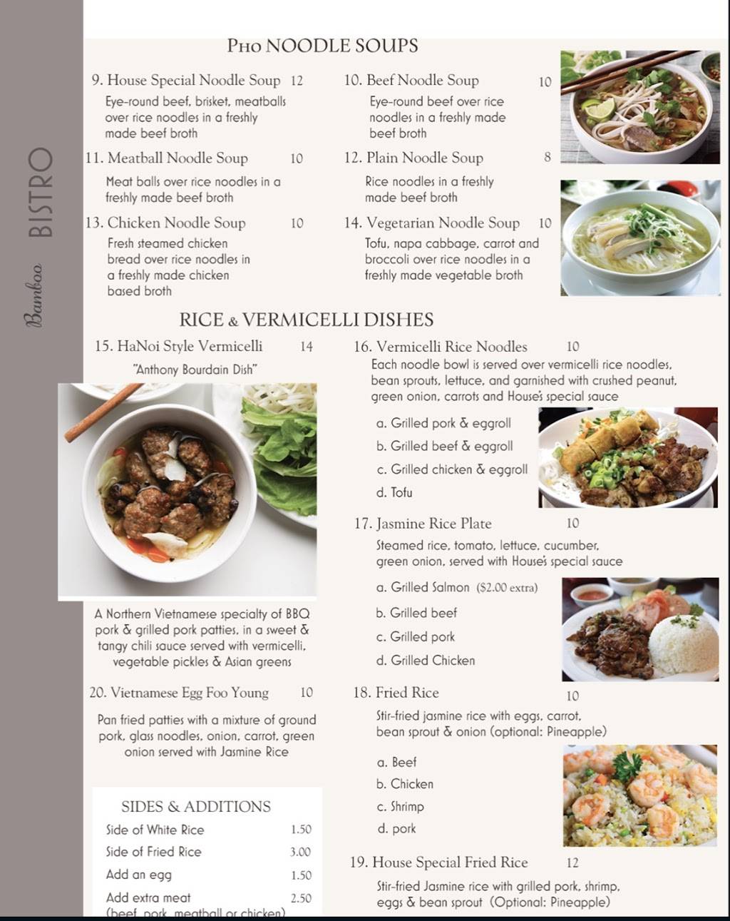 Bamboo Bistro LLC | restaurant | 1955 Wisconsin Ave, Grafton, WI 53024, USA | 2622048334 OR +1 262-204-8334