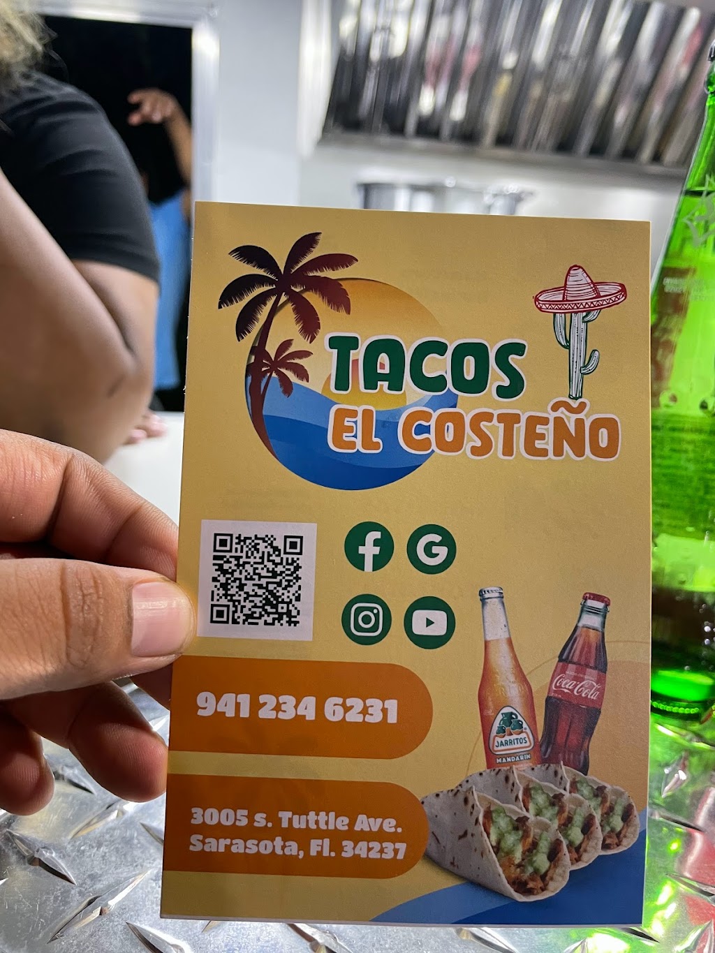 Tacos El Costeño | restaurant | 3005 S Tuttle Ave, Sarasota, FL 34239, USA | 9412346231 OR +1 941-234-6231
