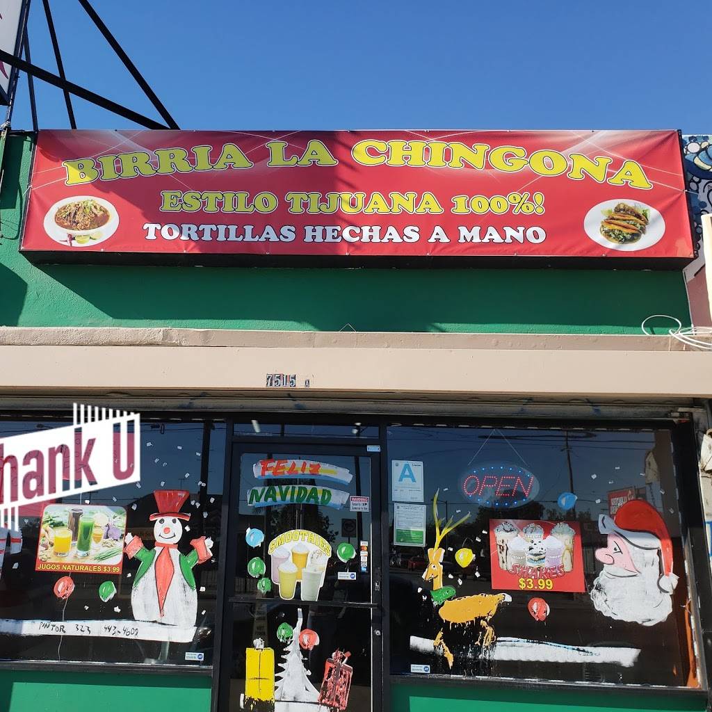 Birria la chingona | restaurant | 7515 S Central Ave, Los Angeles, CA 90001, USA | 5627813537 OR +1 562-781-3537