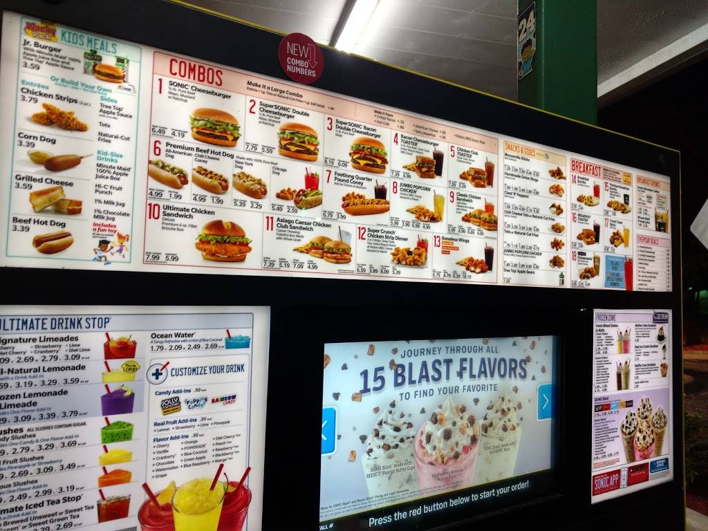 Sonic Drive-In | restaurant | 6008 14th St W, Bradenton, FL 34207, USA | 9417525770 OR +1 941-752-5770