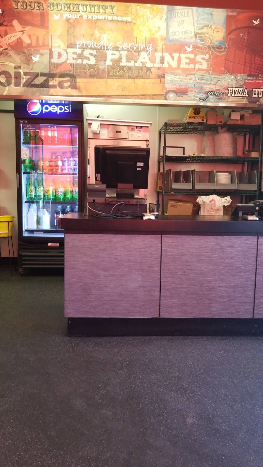 Pizza Hut | restaurant | 1387 Lee St, Des Plaines, IL 60018, USA | 8477682447 OR +1 847-768-2447