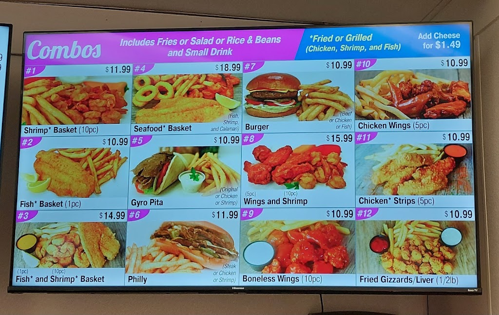 AJs Seafood Chicken & Grill | restaurant | 1049 N Navy Blvd, Pensacola, FL 32507, USA | 8504662966 OR +1 850-466-2966