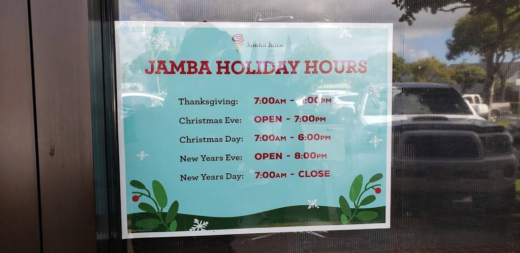 Jamba Mililani Town Center | restaurant | 95-1249 Meheula Pkwy bldg 5, Mililani, HI 96789, USA | 8086271849 OR +1 808-627-1849