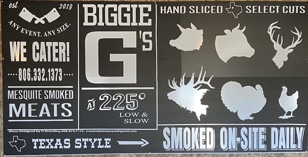 Biggie Gs | restaurant | 708 S Lynn Ave, Lamesa, TX 79331, USA | 8068728777 OR +1 806-872-8777
