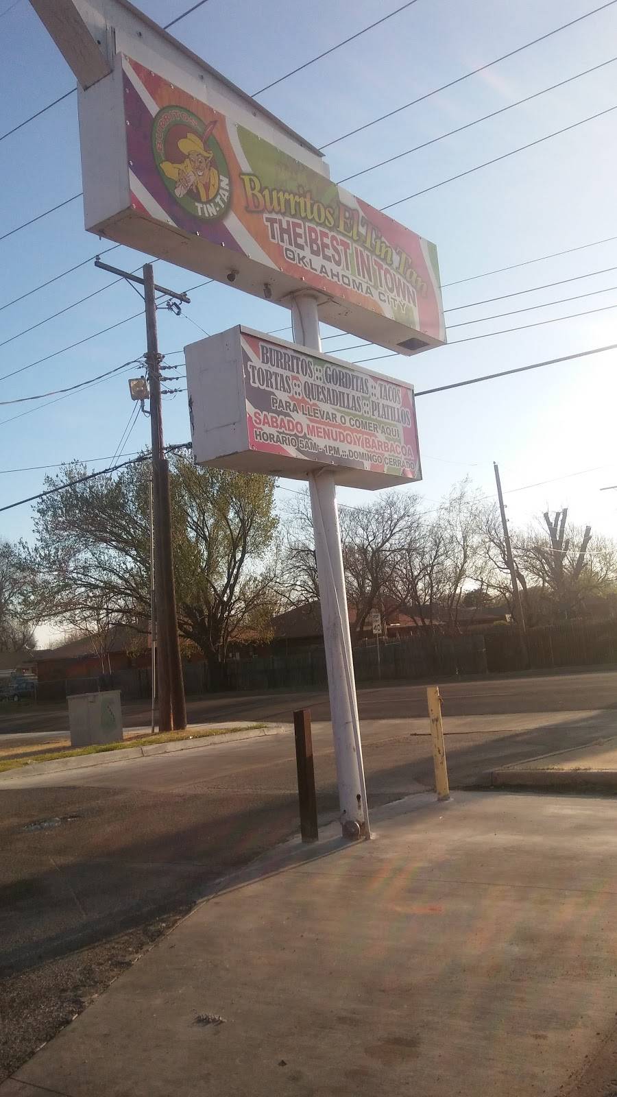 Burritos El Tin-Tan | restaurant | 3623, 4321 S Pennsylvania Ave, Oklahoma City, OK 73119, USA | 4056021229 OR +1 405-602-1229